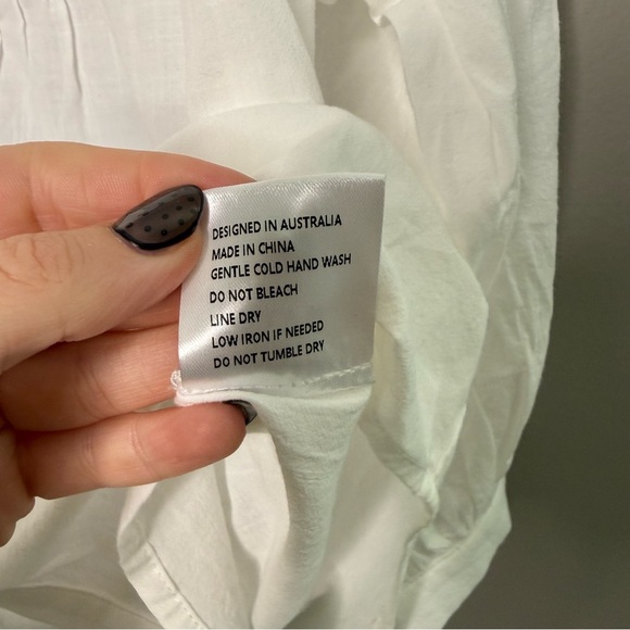 MAYE 100% Cotton Mariposa Shirt NWT Size Medium - Picture 4 of 9